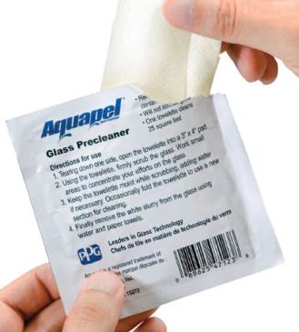 Aquapel Glass Pre-Cleaner Towelette - Aquapel Glass Treatment